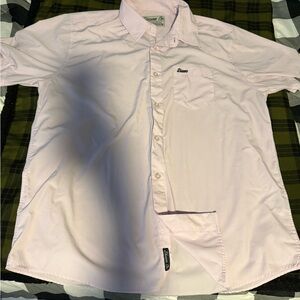 DIXXON Light Pink Casual Button-Down Shirt